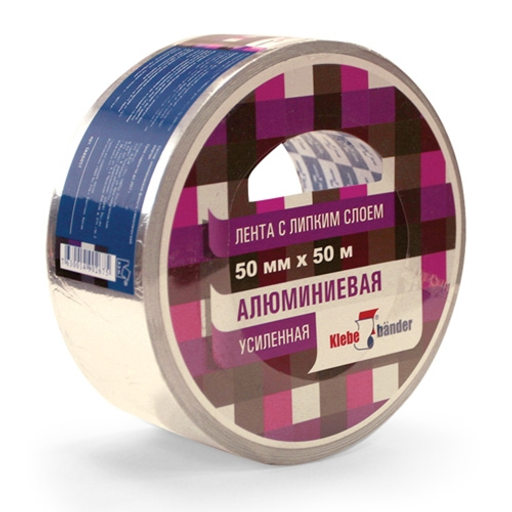 Лента алюминиевая 50мм х 50м Klebebander TAK504T