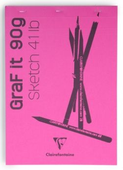 Скетчбук "Graf It", A4, 90 г/м2, 80 листов, ассорти