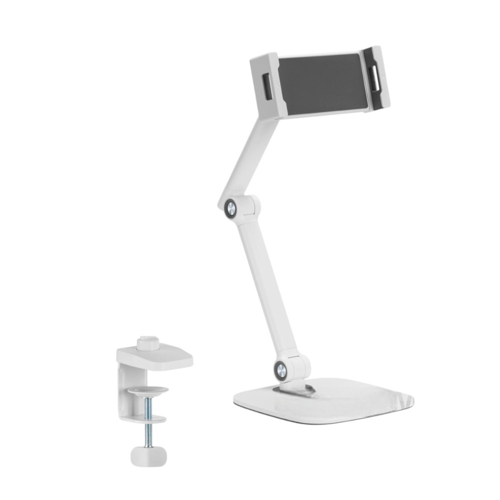 Крепление для планшета (смартфона) Tablet Clamp, белый матовый