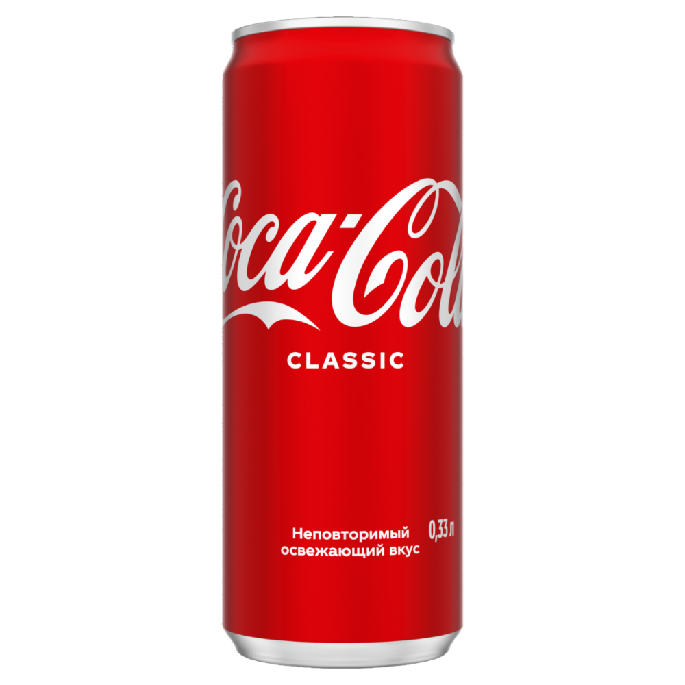 Напиток "Coca-Cola", жестяная банка