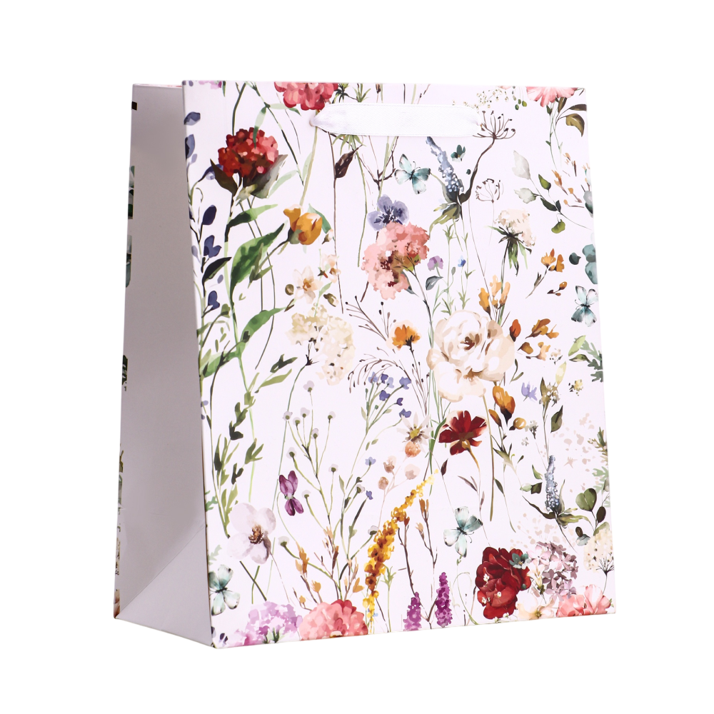 Пакет бумажный подарочный "Микс", 23х27х11,5 см