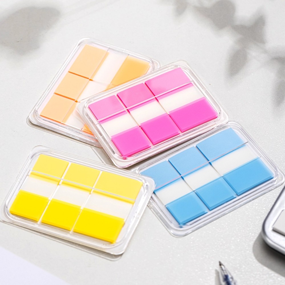 Закладки пластиковые Deli "Stick up", 60 шт, ассорти