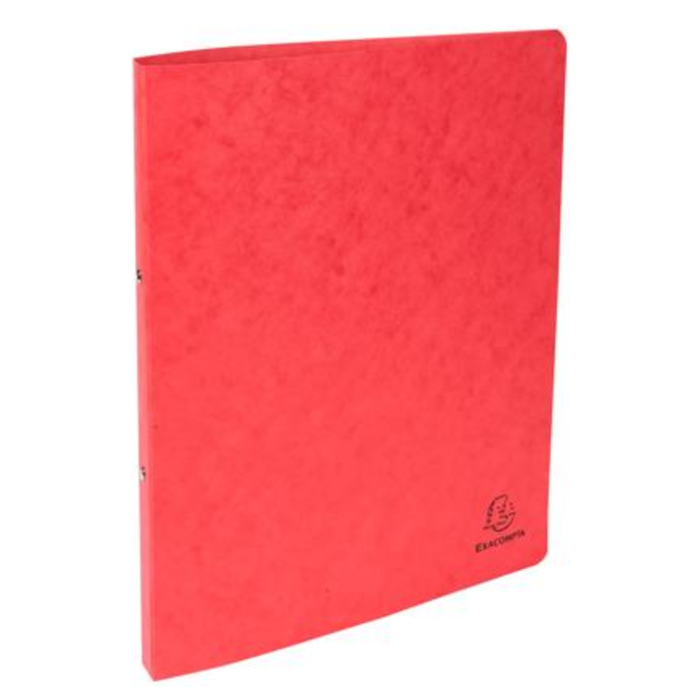 Папка на кольцах "Exacompta", картон, 20 мм, А4, красный
