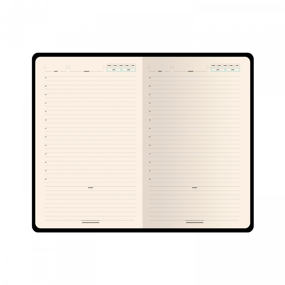 Ежедневник недатированный "Bridge", А5, 272 страницы, серебристый