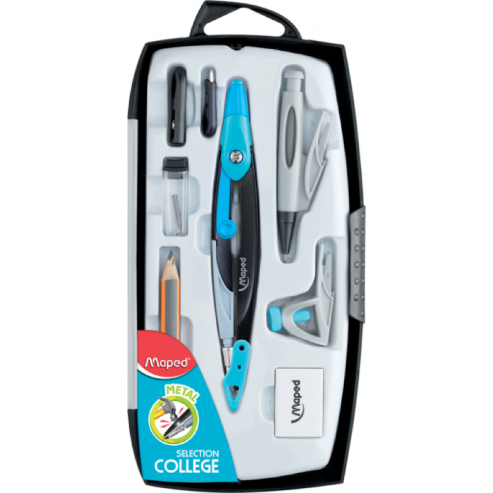 Готовальня Maped "Open", 8 предметов 