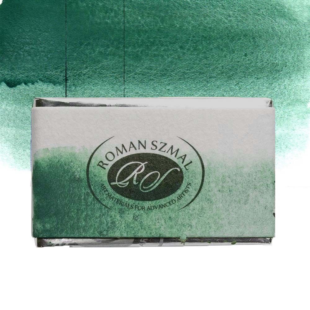 Краски акварельные "Aquarius", 367 кобальт зелёный тёмный, кювета