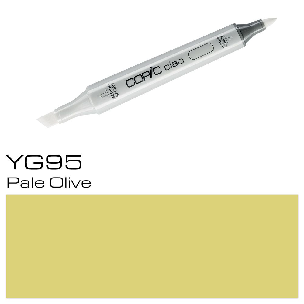 Маркер перманентный "Copic ciao", YG-95 бледно-оливковый