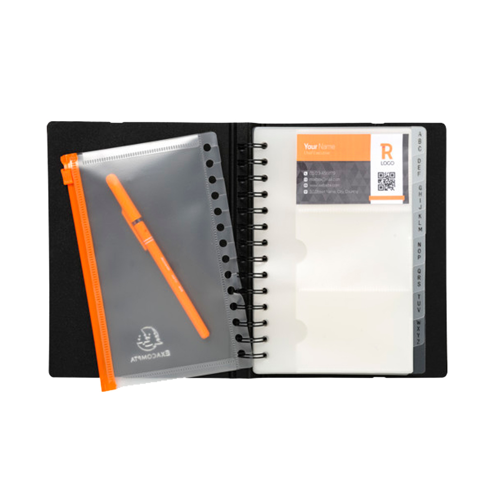 Визитница "Exacard", 200x145мм, черный - 3