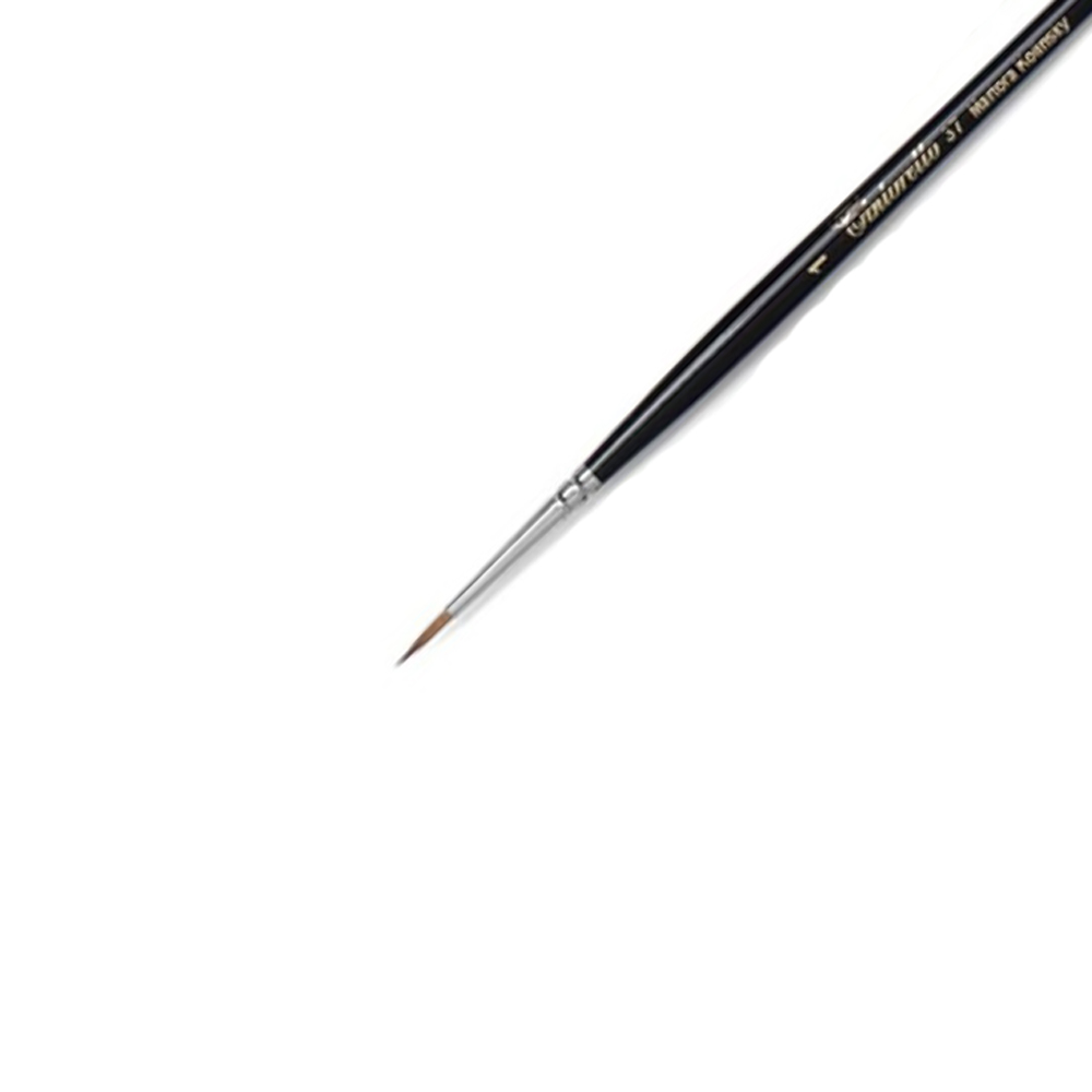 Кисть для рисования "Tintoretto  Martora Kolinsky SIB", сибирский колонок, круглая, №1