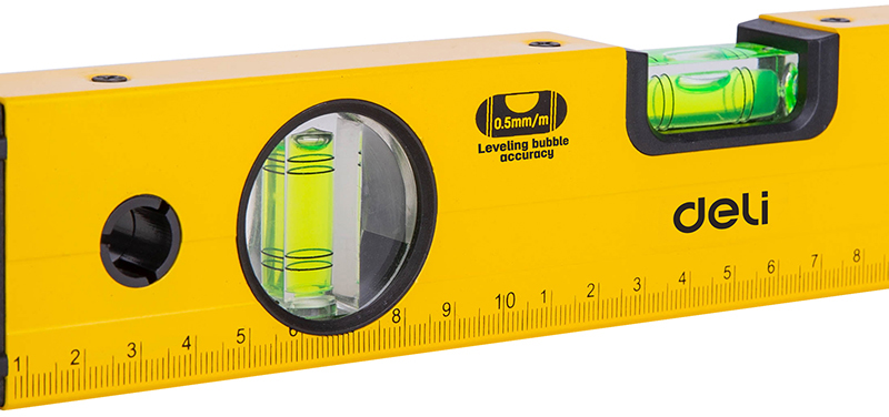 Уровень "Deli" 400 мм, пузырьковый - 3