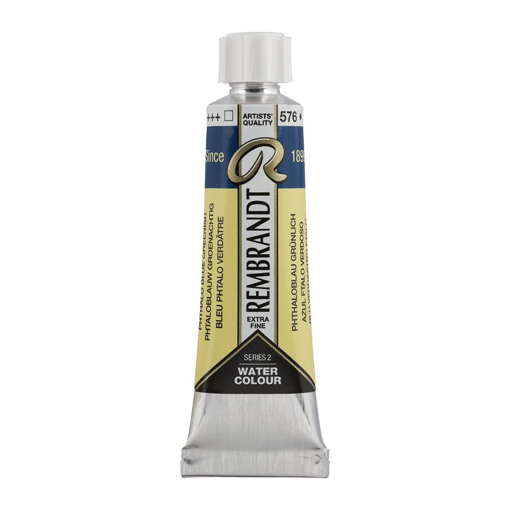 Краски акварельные "Rembrandt", 576 сине-зеленый ФЦ, 10 мл, туба