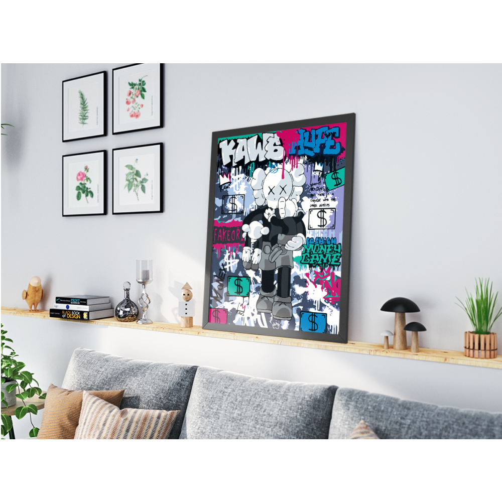 Картина по номерам "Kaws Hype"