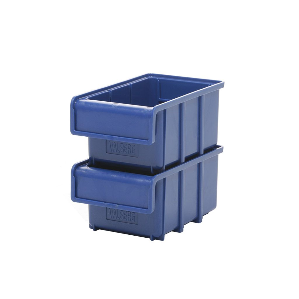 Ящик пластиковый "Практик", 170x105x80 мм, синий