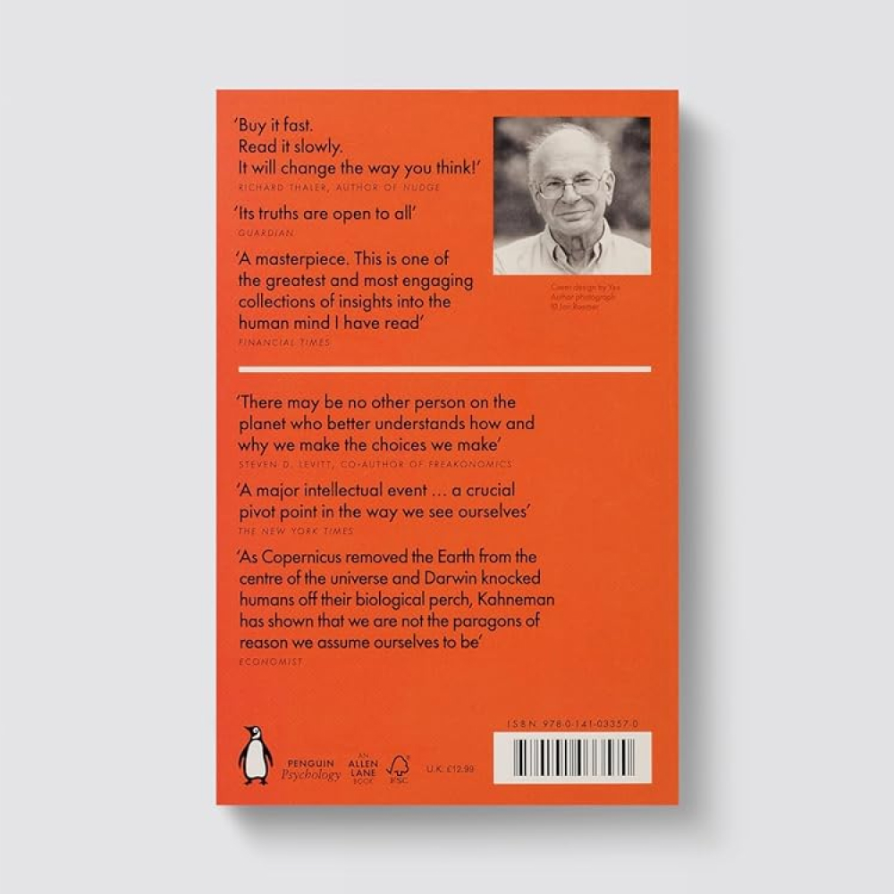 Книга на английском языке "Thinking Fast and Slow", Kahneman Daniel