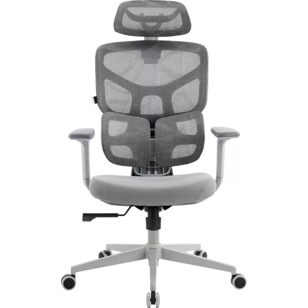 Кресло эргономичное EVERPROF Omega, Grey сетка, серый, металл, корпус серый