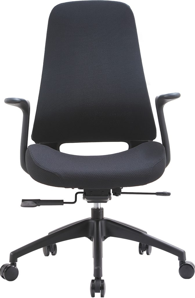 Кресло д/руководителя EVERPROF Bug ткань, черный, крестов. пластик