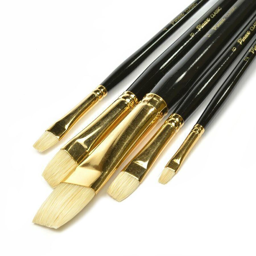 Кисть для рисования "Pinax Artists Classic" щетина, плоская