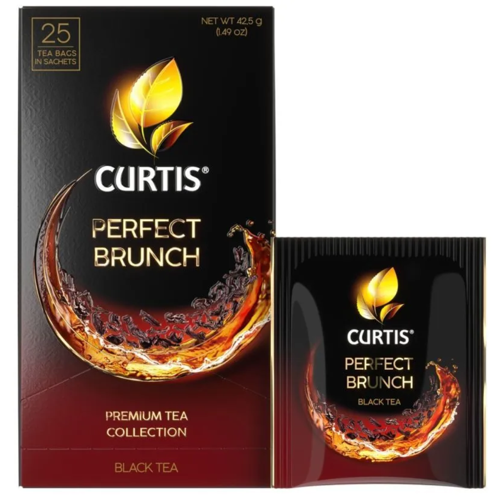 Чай "Curtis. Perfect Brunch", 25 пакетиков х 1.7г, черный, байховый