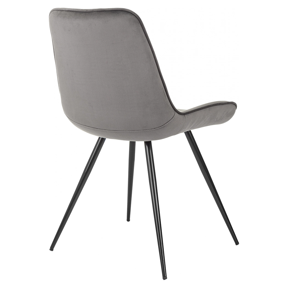 Стул Бюрократ "CH-K2_4", ткань, темно-серый, металл, комплект 4 штуки - 5