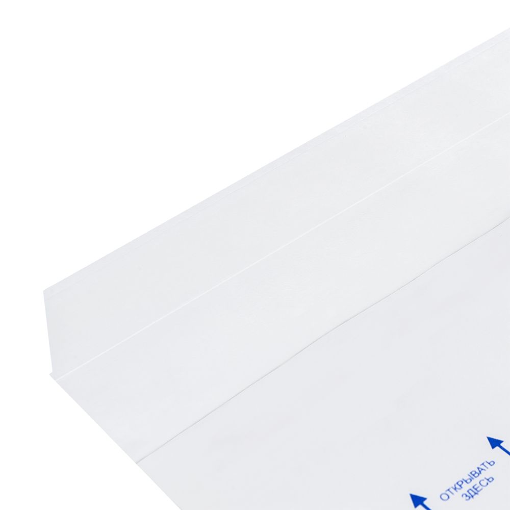 Конверт самоклеящийся с отрывной лентой, 1 шт, белый