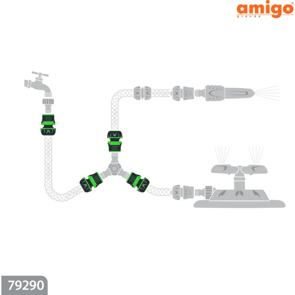 Коннектор Amigo Grande 79290, 3/4" - 3