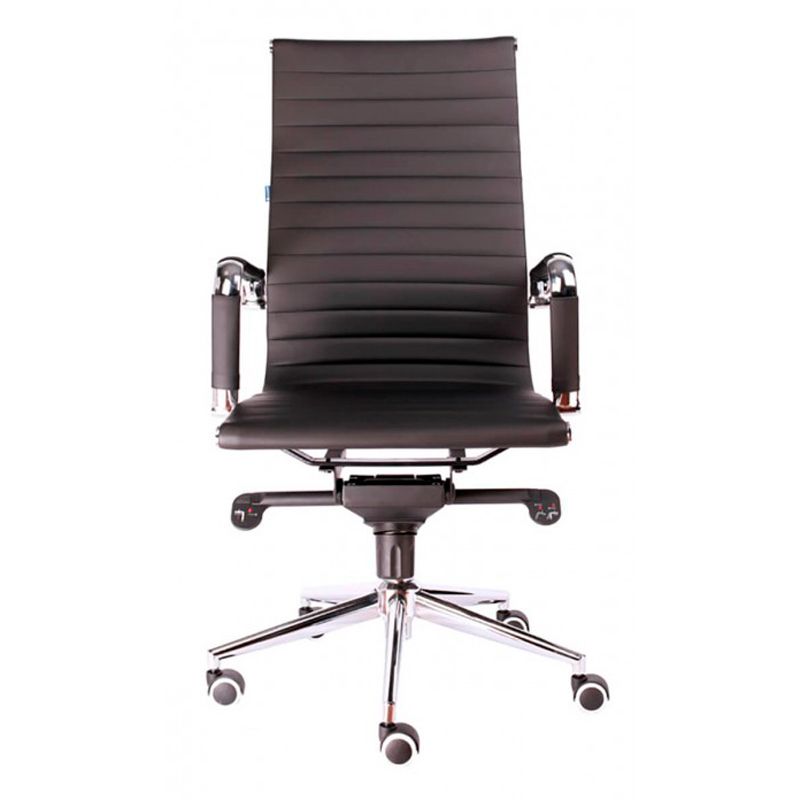 Кресло для руководителя EVERPROF "Rio M", экокожа, металл, черный