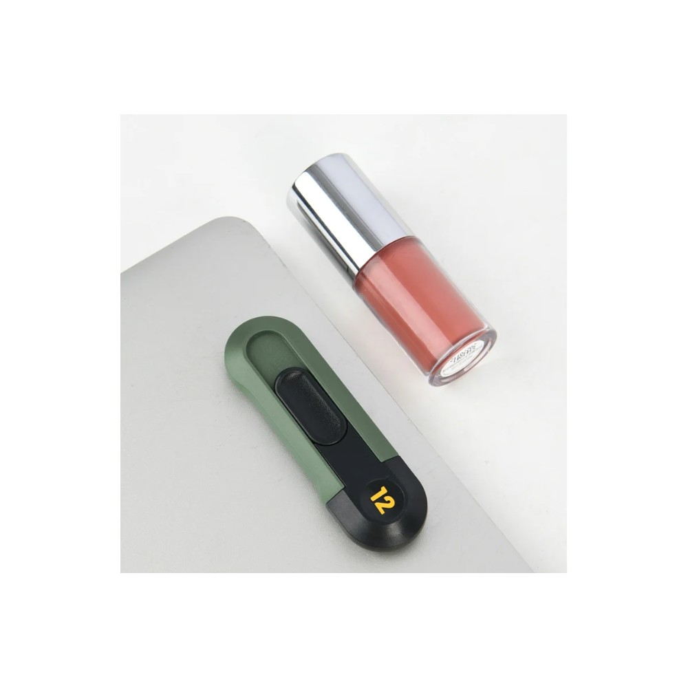 Нож строительный Deli HS HT4007L, 80x25 мм, Soft Touch, зеленый