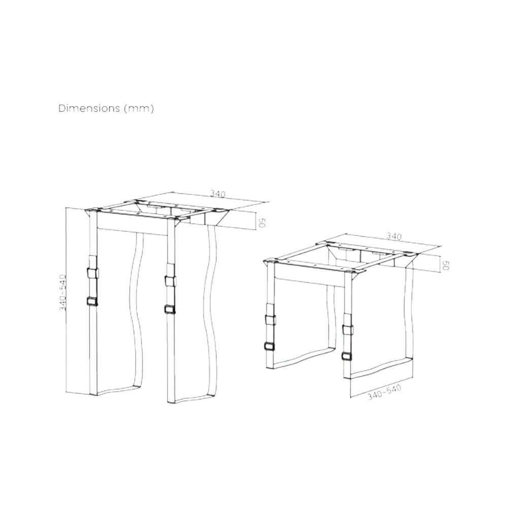 Держатель для системного блока Light, чёрный матовый - 8