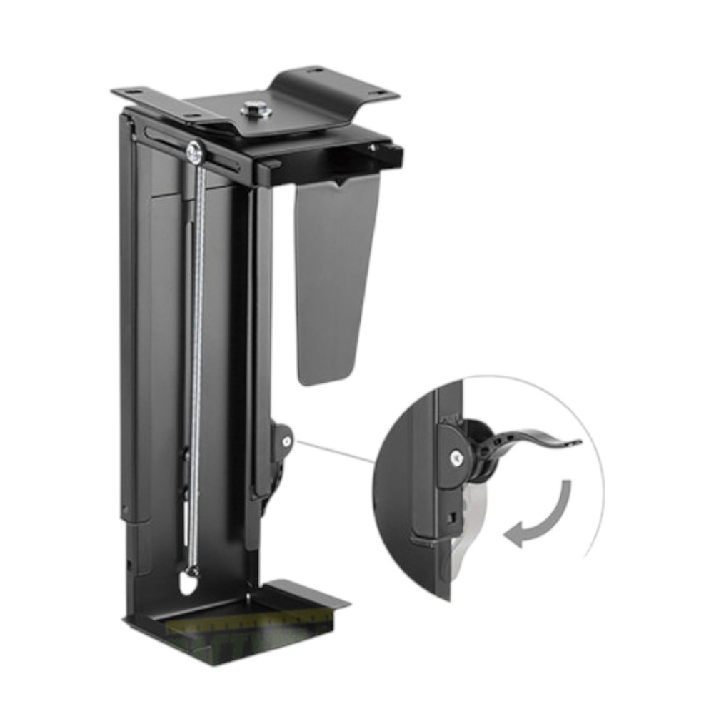 Держатель для системного блока Easy BLACK, чёрный матовый - 2