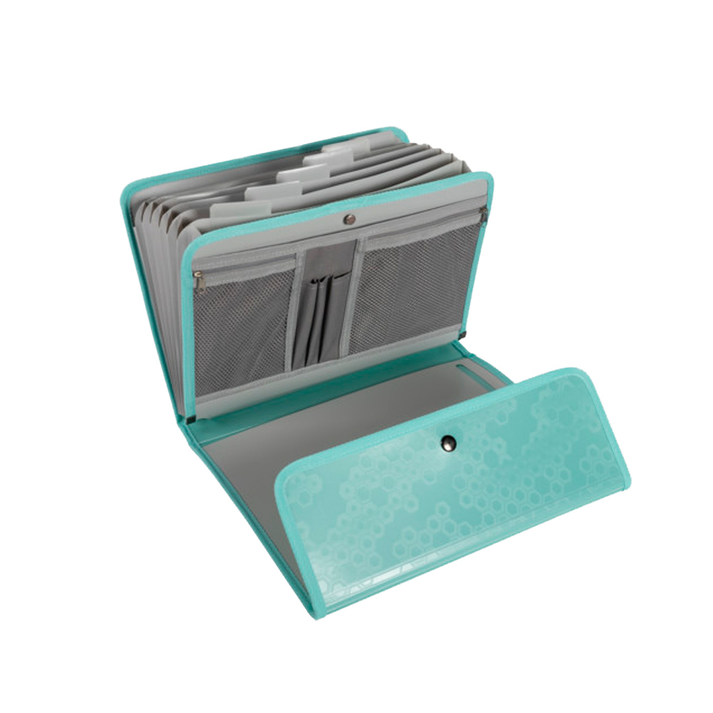 Папка на кнопке "Maïa", А4, 6 делений, ассорти - 7