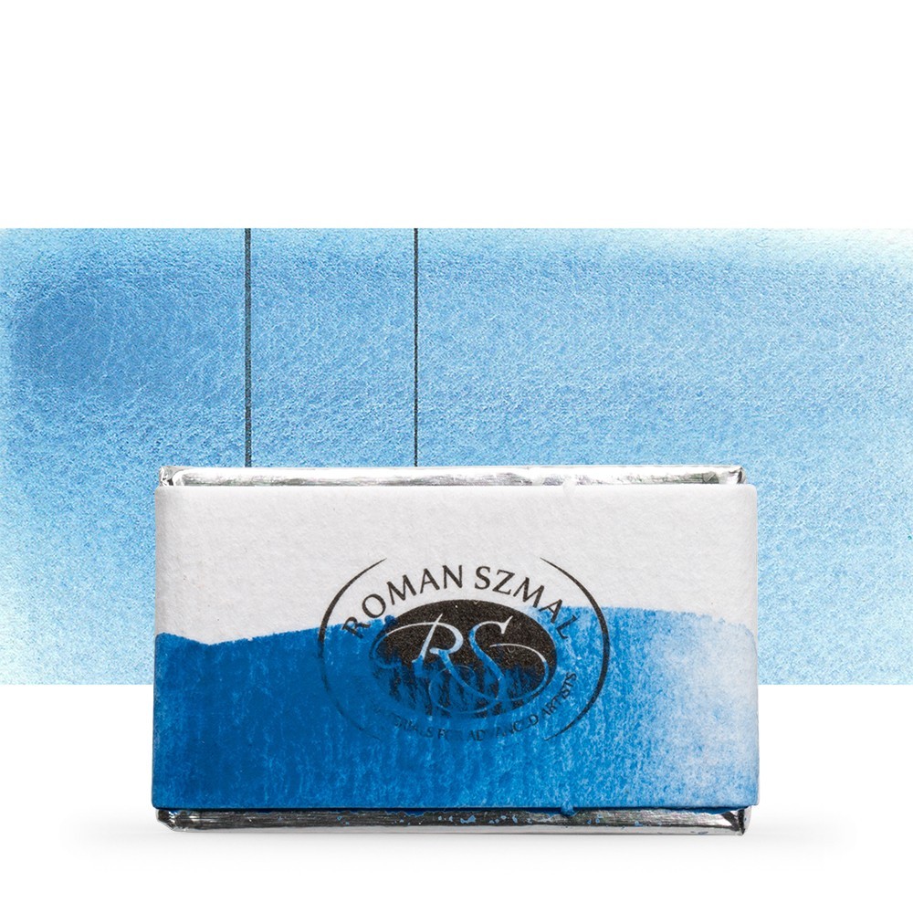 Краски акварельные "Aquarius", 412 кобальт голубой Аквариус, кювета