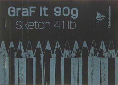 Скетчбук "Graf It", A5, 90 г/м2, 80 листов, черный - 2