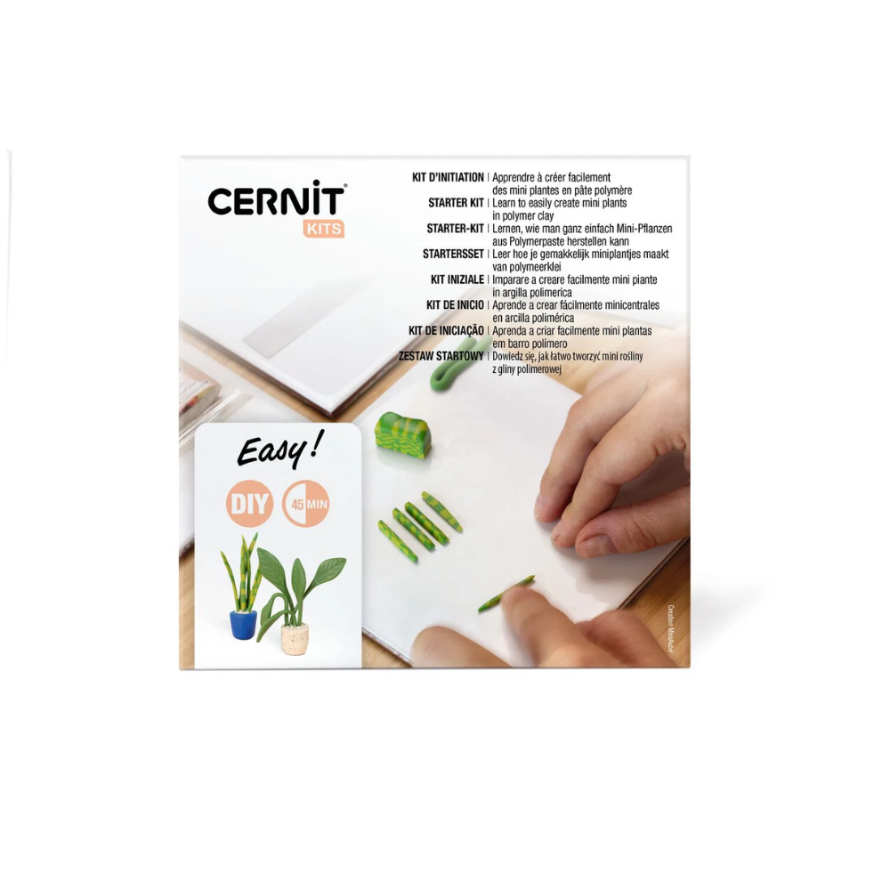 Полимерная глина "Cernit. Starter kit, tiny plants", набор