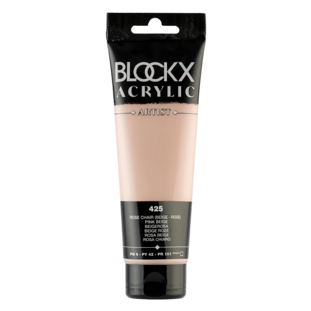 Краски акриловые "Blockx", 425 телесный розовый, 120 мл