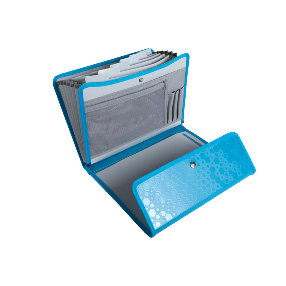 Папка на кнопке "Maïa", А4, 6 делений, ассорти - 6