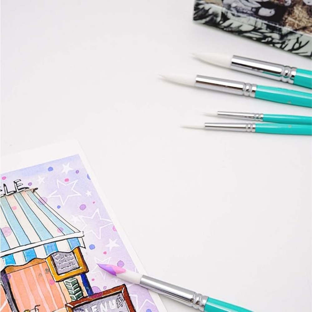 Набор кистей для рисования "Himi Miya Little Bird", синтетика, 5 шт