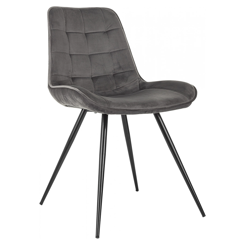 Стул Бюрократ "CH-K2_4", ткань, темно-серый, металл, комплект 4 штуки - 2