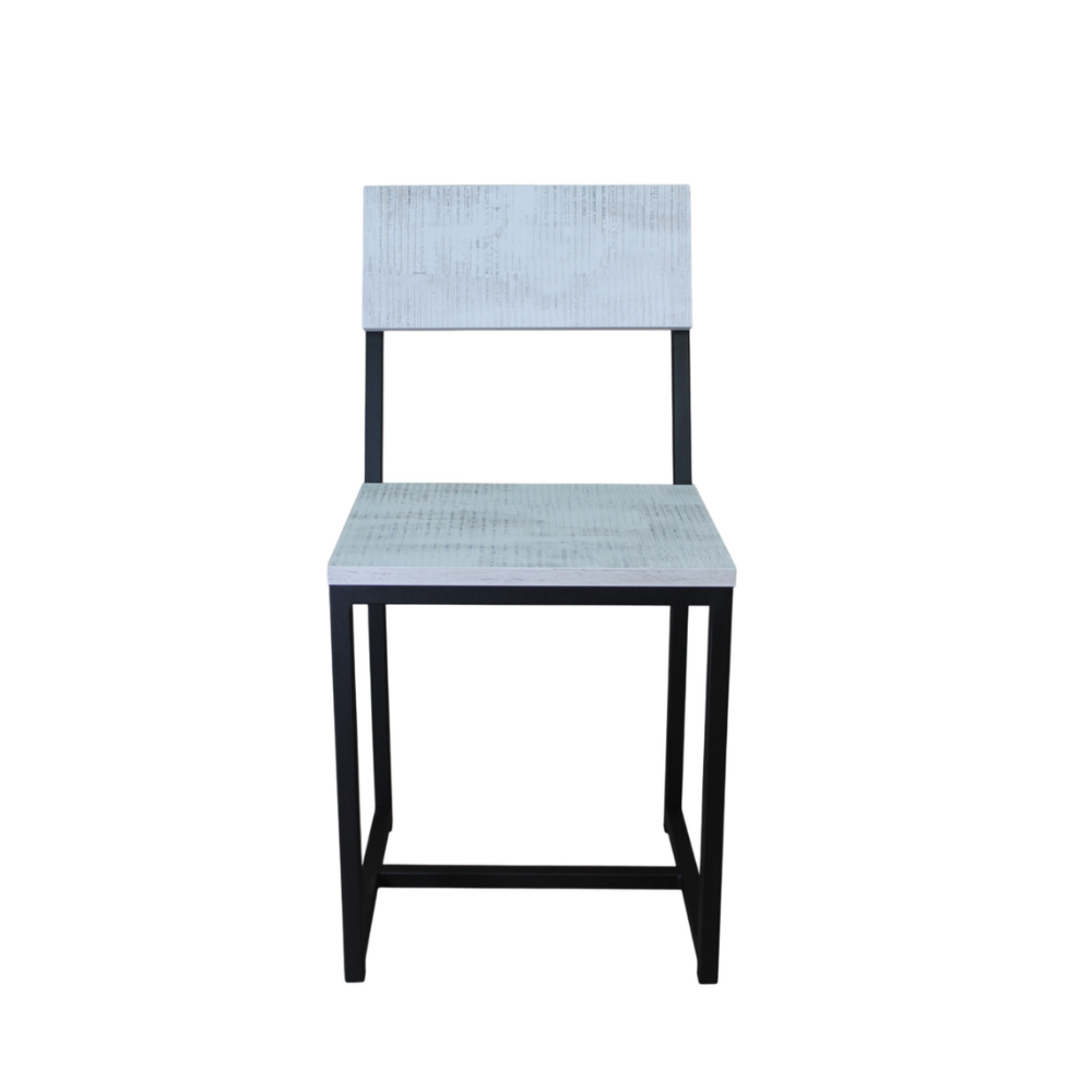 Стул ALLERD RION, металл, ЛДСП, черный муар, Энигма