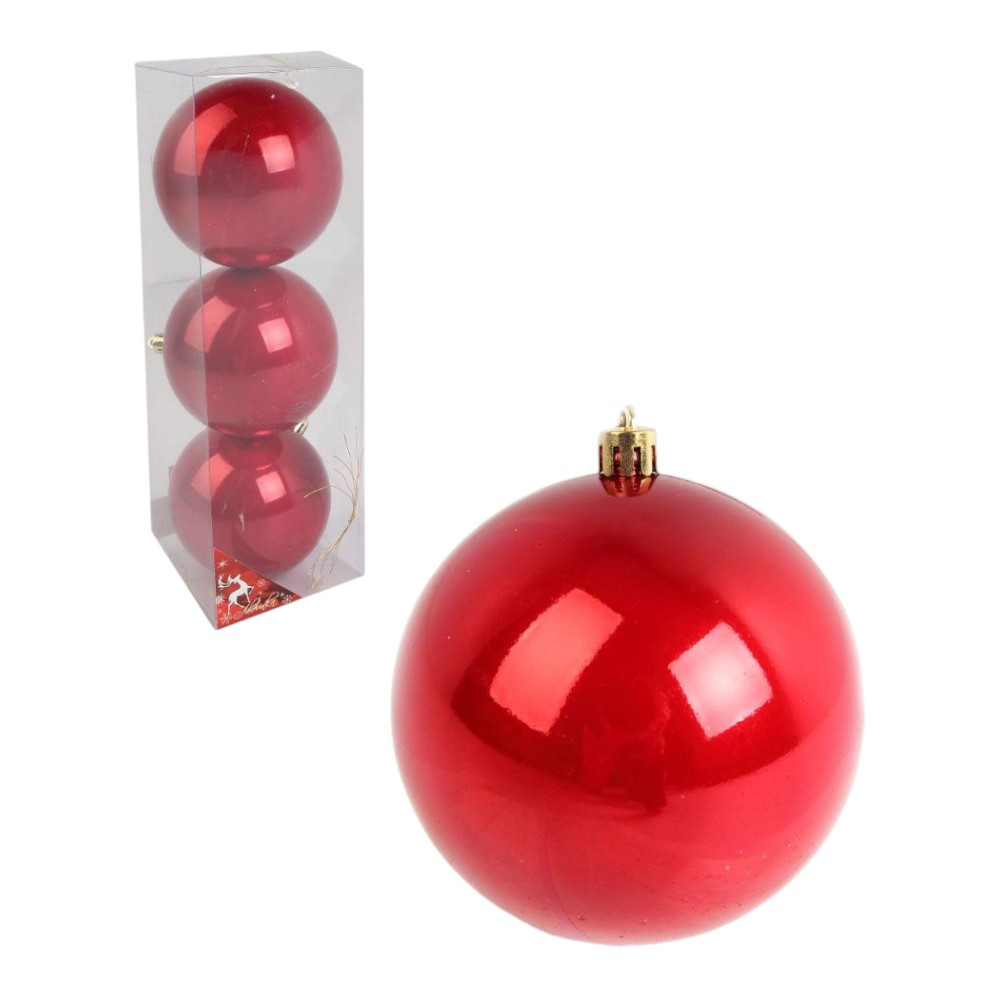 Шар елочный "Перламутр красный"
