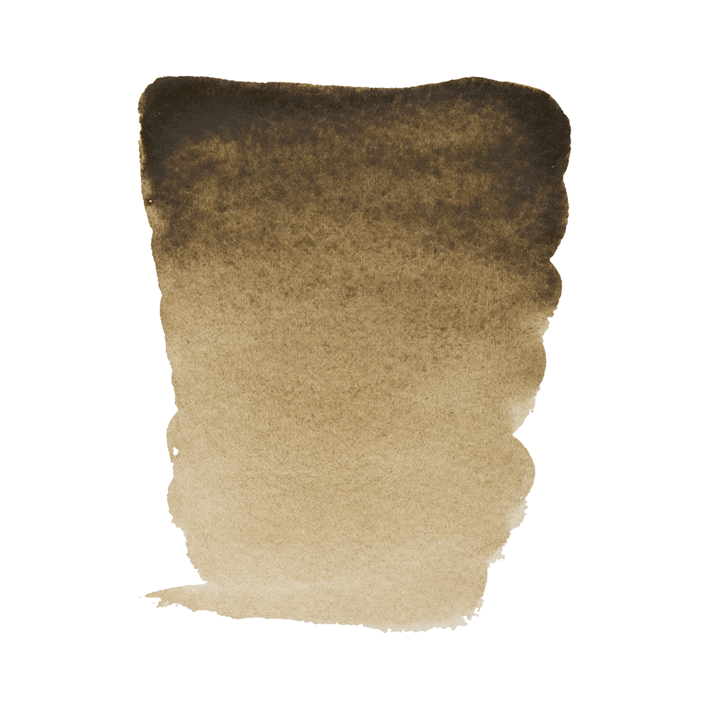 Краски акварельные "Rembrandt", 410 умбра зеленоватая, кювета