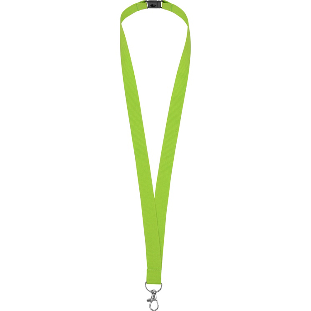 Тесьма с карабином для бейджа "839122", зеленое яблоко