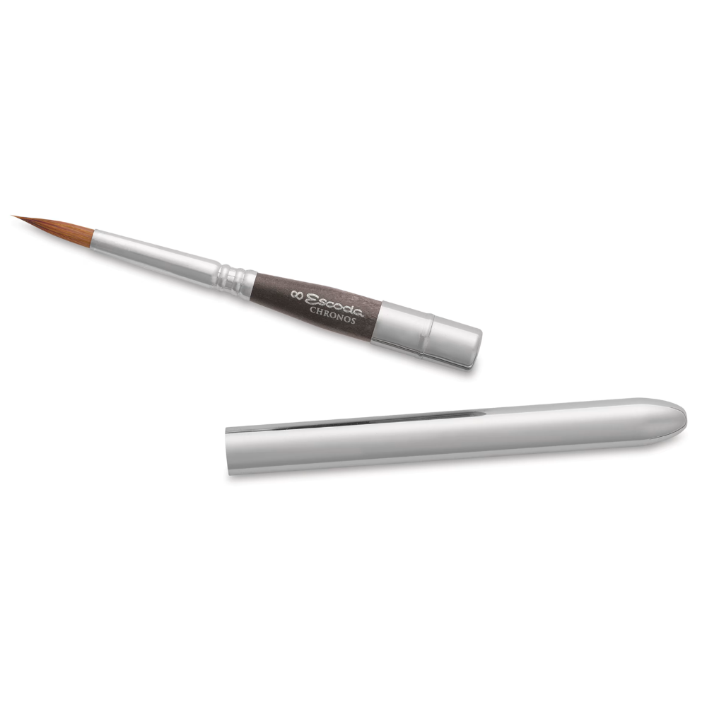 Кисть "Escoda Chronos", микс, круглая, складная, № 8 - 3