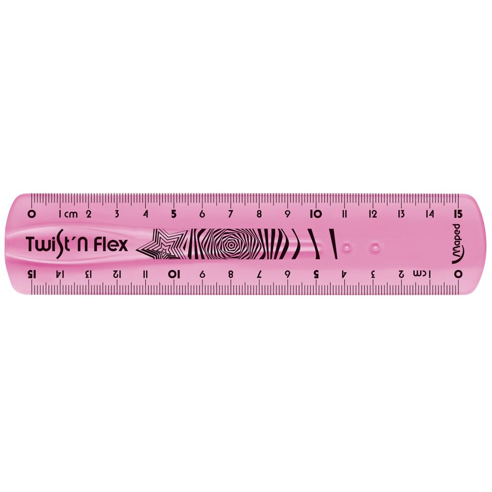 Набор ластик "Dessin Duo Gom" + линейка "Twist'n Flex", 15 см - 7