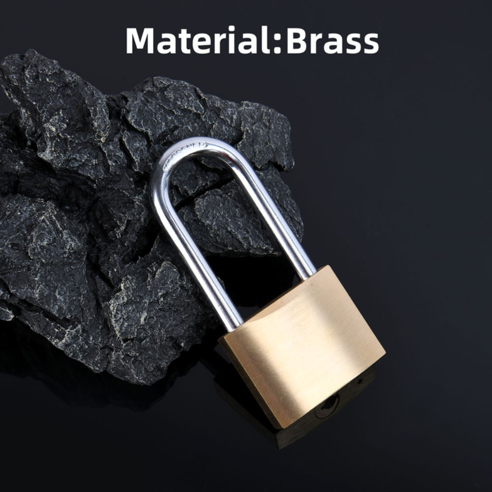 Замок навесной Deli YS EDL508506 60 мм, автомат, 3 ключа, защита от влаги