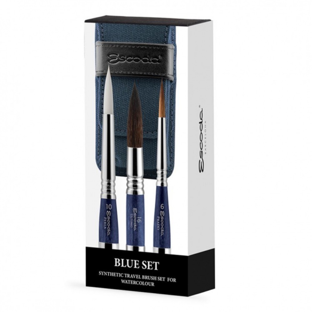 Набор кистей "Escoda", № 6, 10, 16