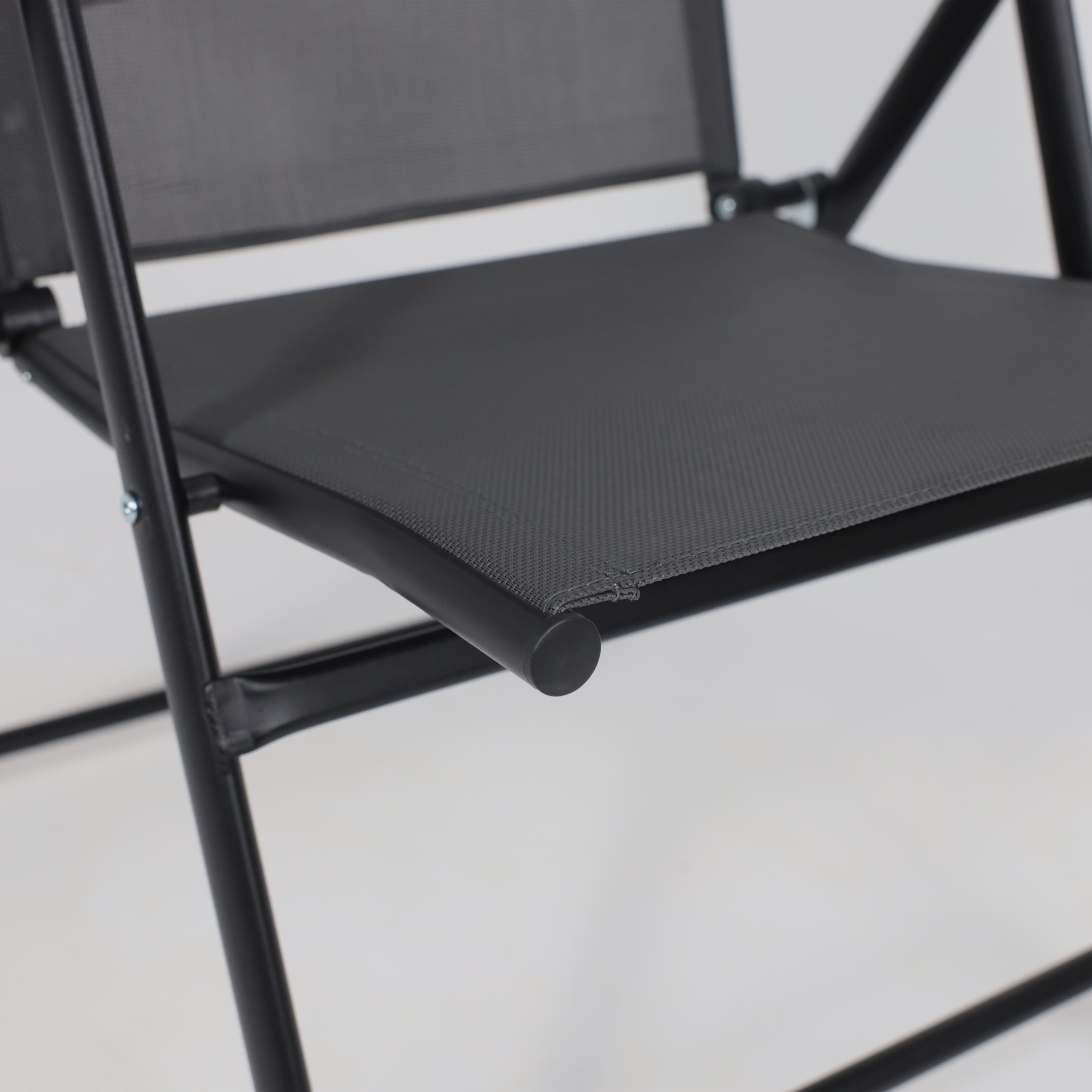 Кресло садовое AksHome CATANIA, ткань, серый, черный - 8