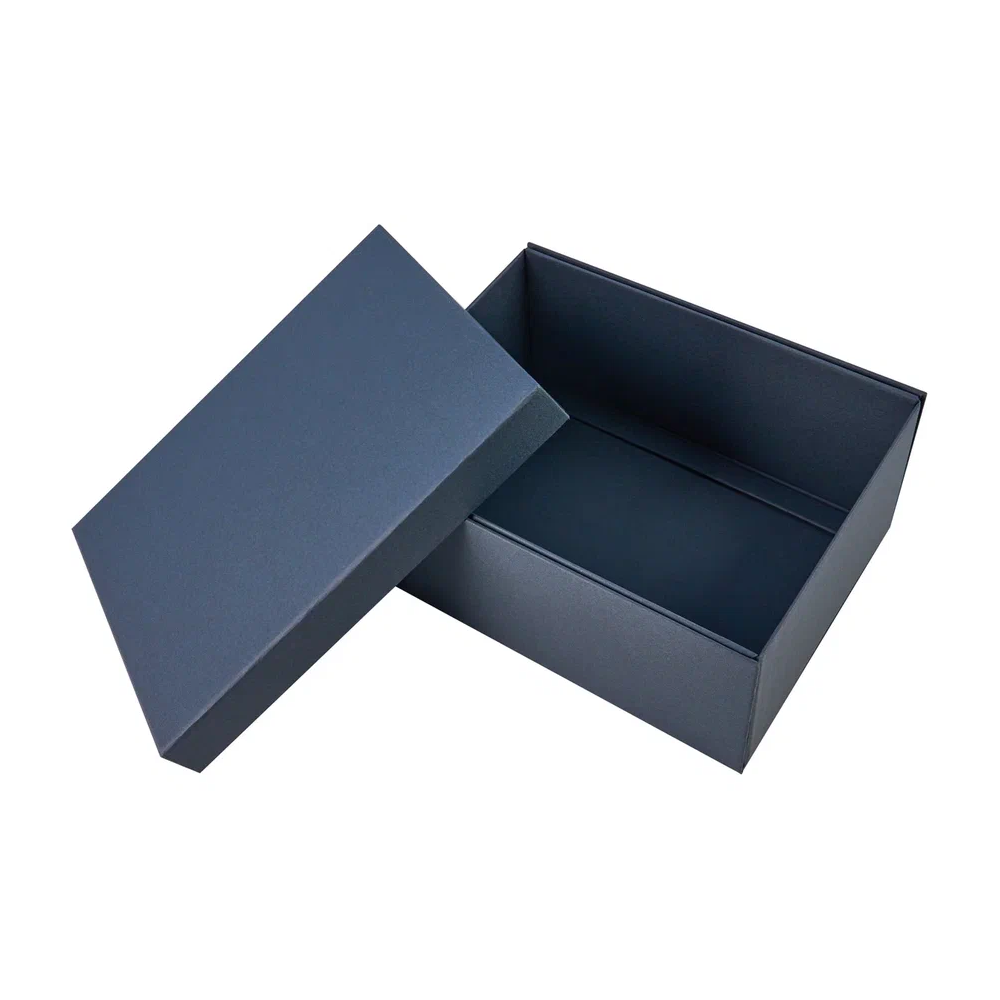 Коробка картонная, 220х160х95 мм, темно-синий - 4