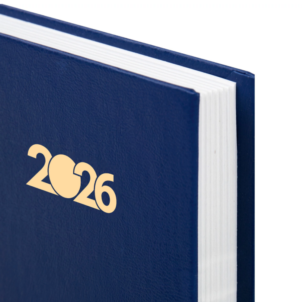 Ежедневник датированный "STAFF", А5, 320 страниц, синий, 2026