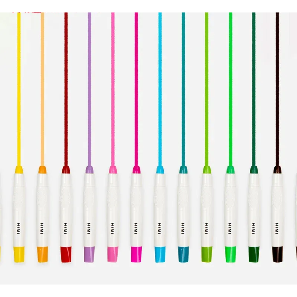 Мелки восковые "Himi Silky Crayon", 36 цветов, ассорти - 9
