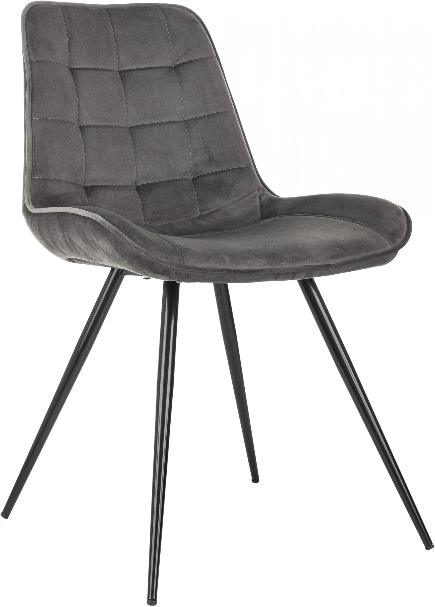 Стул Бюрократ "CH-K2", ткань, темно-серый, металл